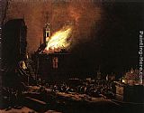 Egbert van der Poel The Explosion of the Delft magazine painting